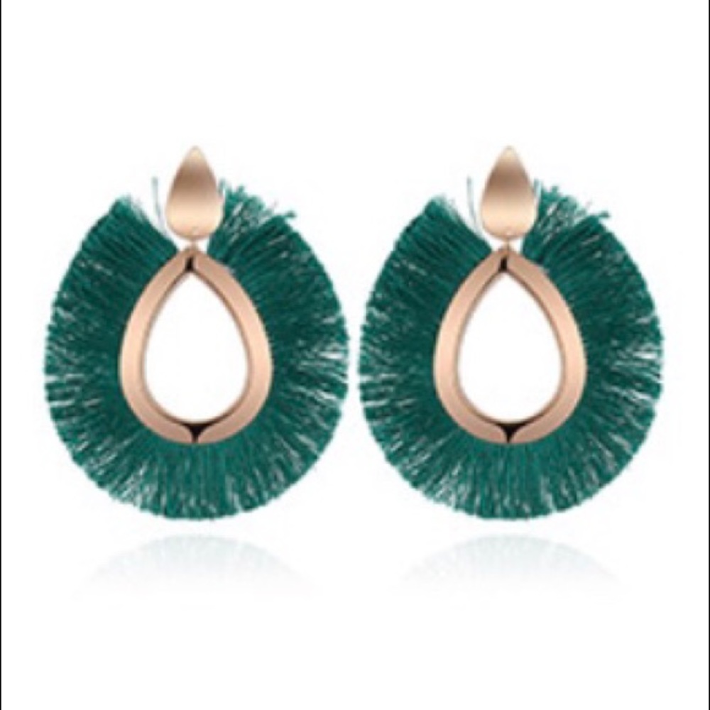 Oval earrings